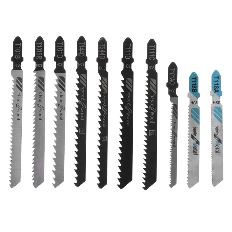 VIBRATITE Set aus 10 elektrischen Sägeblättern aus High Carbon Stahl für Holz, Metall und Kunststoff mit feinen und groben Zähnen - Bild 3