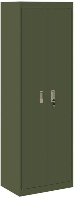 Aufbewahrungsschrank aus Stahl von vidaXL in Olive Grün, H x B x T: 180 x 60 x 40 cm - Bild 1