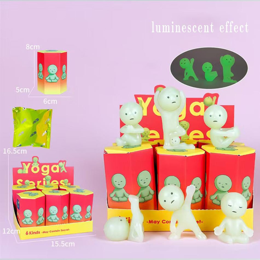 SMISI Nachtleuchtend Grün Puppe Blind Box Actionfiguren - Bild 2