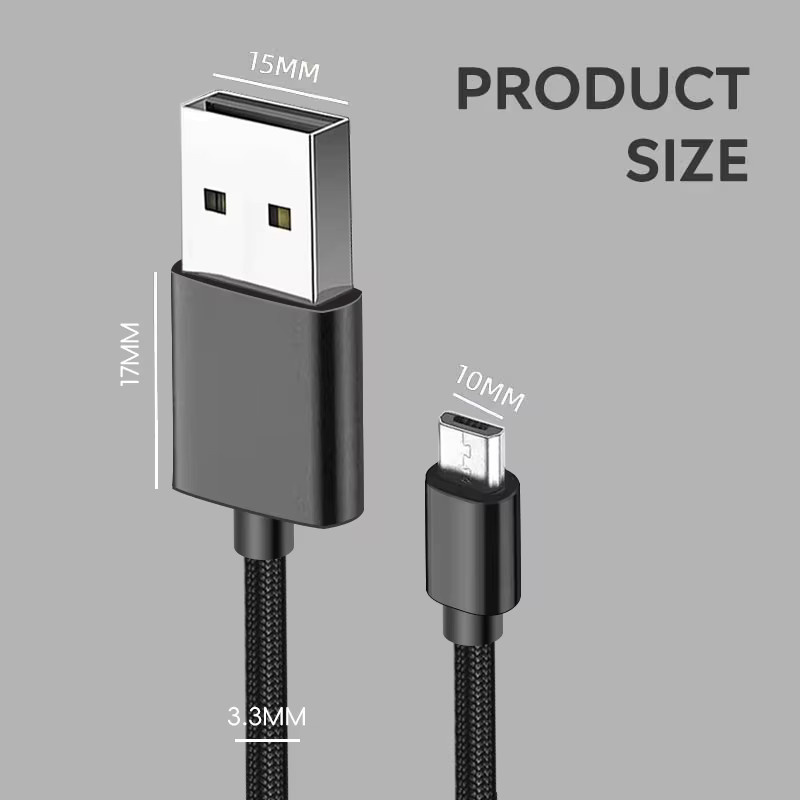 DATA FROG USB Ladekabel für PS4 Controller in Schwarz - Bild 4