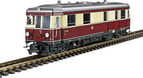 LGB Triebwagen VT 137 der DR Eisenbahn Spur G beige-rot - Bild 1