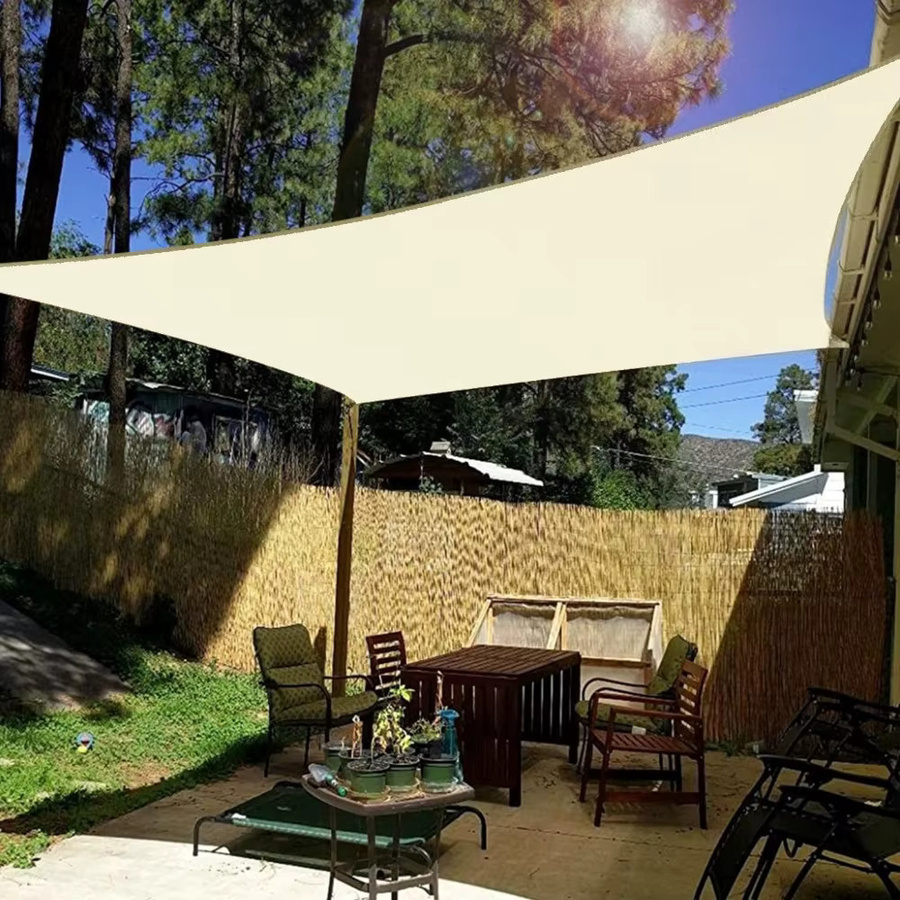 Rechteckiger Sonnenschutz aus Polyester für Terrasse und Garten, Grau, Breite: 200 cm - Bild 2