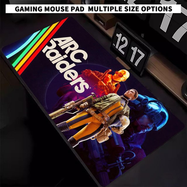 ANLUAN ARC Raiders XXL Gaming-Mauspad und Schreibtischunterlage, Schwarz/Mehrfarbig - Bild 1