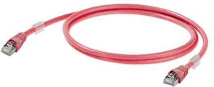 Weidmüller RJ45 Patchkabel CAT 6a S/FTP Ethernet LAN in Rot, 25,00 m - Bild 1