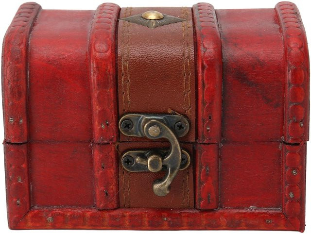 Neoglint Vintage Aufbewahrungsbox aus Holz in Braun für Schmuck und Kleinteile - Bild 1