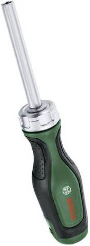 Bosch Bit-Ratschenschraubendreher mit 13-teiligem Bit-Satz in Grün-Schwarz - Bild 1