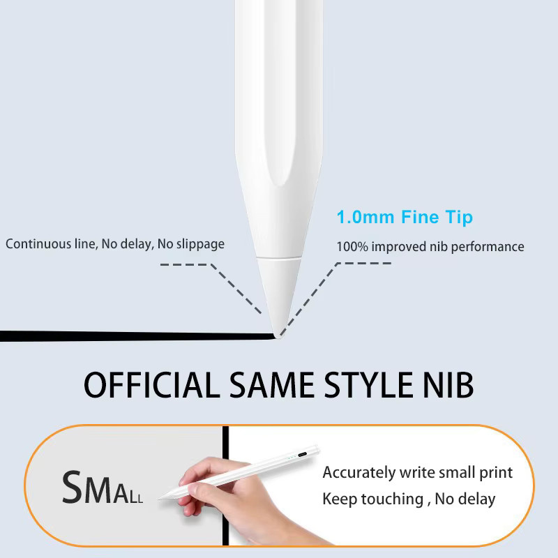 SZEGYCHX Bluetooth Stylus Pen für Apple Pencil 1 und 2, kompatibel mit iPad Air, Pro und Mini, Farbe: Weiß - Bild 4