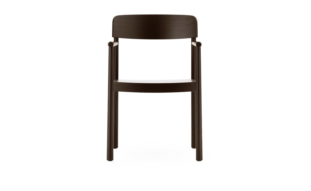 Normann Copenhagen Timb Armlehnstuhl in Braun - Bild 3