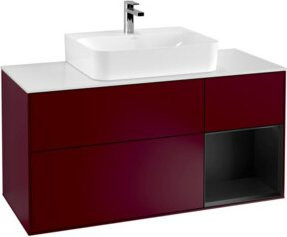 V&B Waschtischunterschrank Finion in Weiß lackiert, Breite: 120 cm, Tiefe: 50,1 cm, Höhe: 50,1 cm - Bild 1