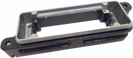 HARTING Anbaugehäuse 09 40 024 0391 aus Aluminium in Schwarz - Bild 1