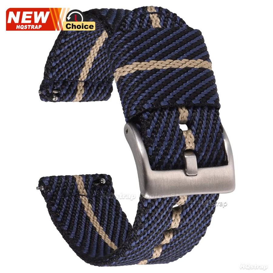 HQstrap Uhrenarmband Canvas-Nylon, Textil/NATO, Unisex, 20mm 22mm - Bild 4