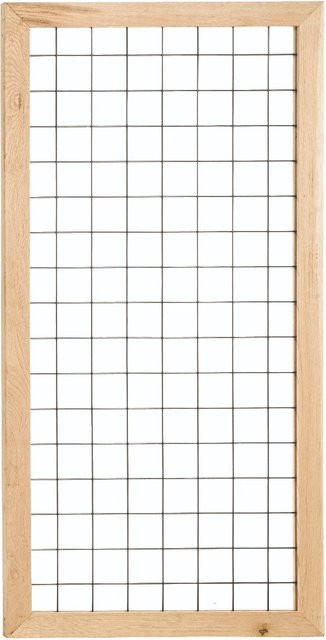 Holzzaun Rankgitter Trellis in Braun, B/H: 90 x 180 cm - Bild 1