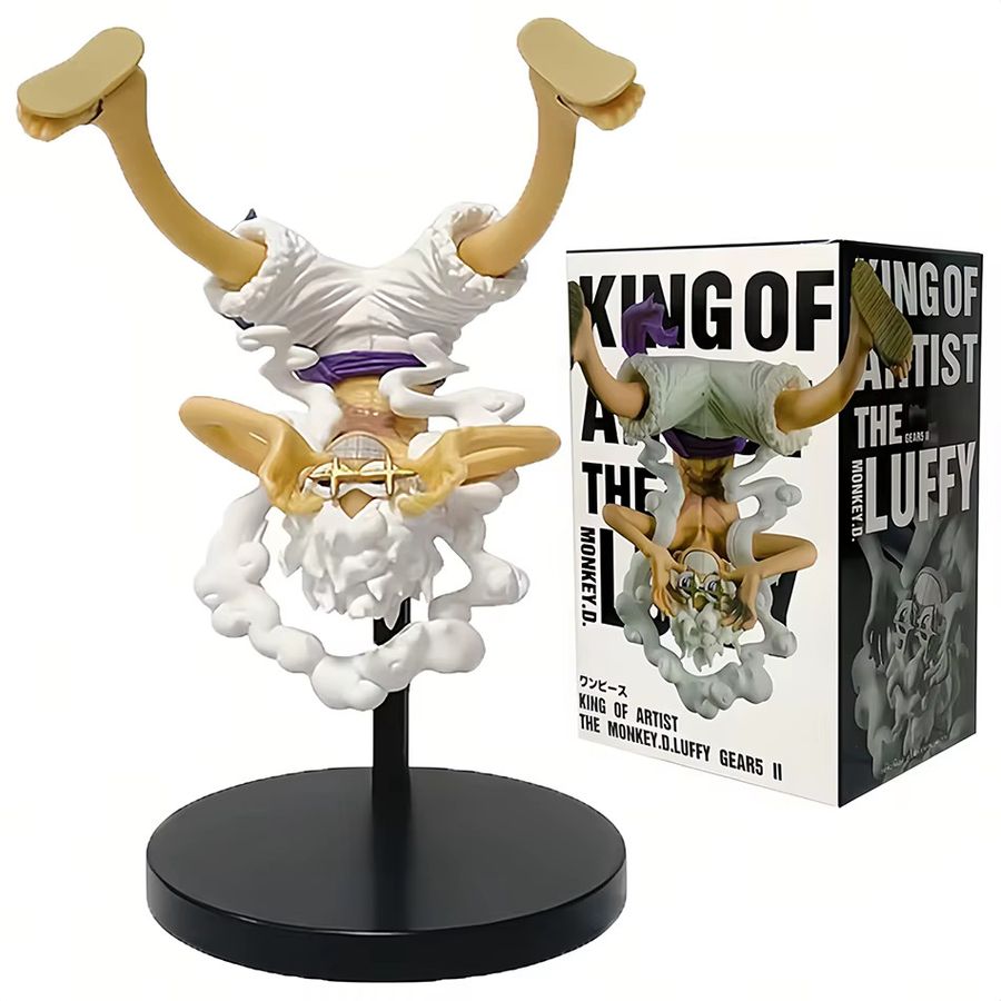 Bandai One Piece Anime Figur Sonnengott Nika Ruffy aus PVC als Desktop Ornament - Bild 5