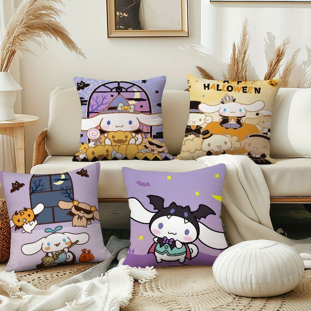 Sanrio Cinnamoroll Kissenbezug Kawaii Cartoon Dekor für Sofa und Wohnzimmer - Bild 1