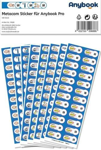 Anybook Sticker-Set Metacom für Pro mit 480 Stück aus Papier - Bild 1