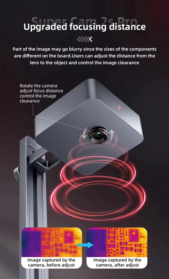 QIANLI MEGA-IDEA Wärmebildkamera Super IR Cam 2S Pro zur Diagnose von Kurzschlüssen auf Hauptplatinen und PCBs - Bild 2