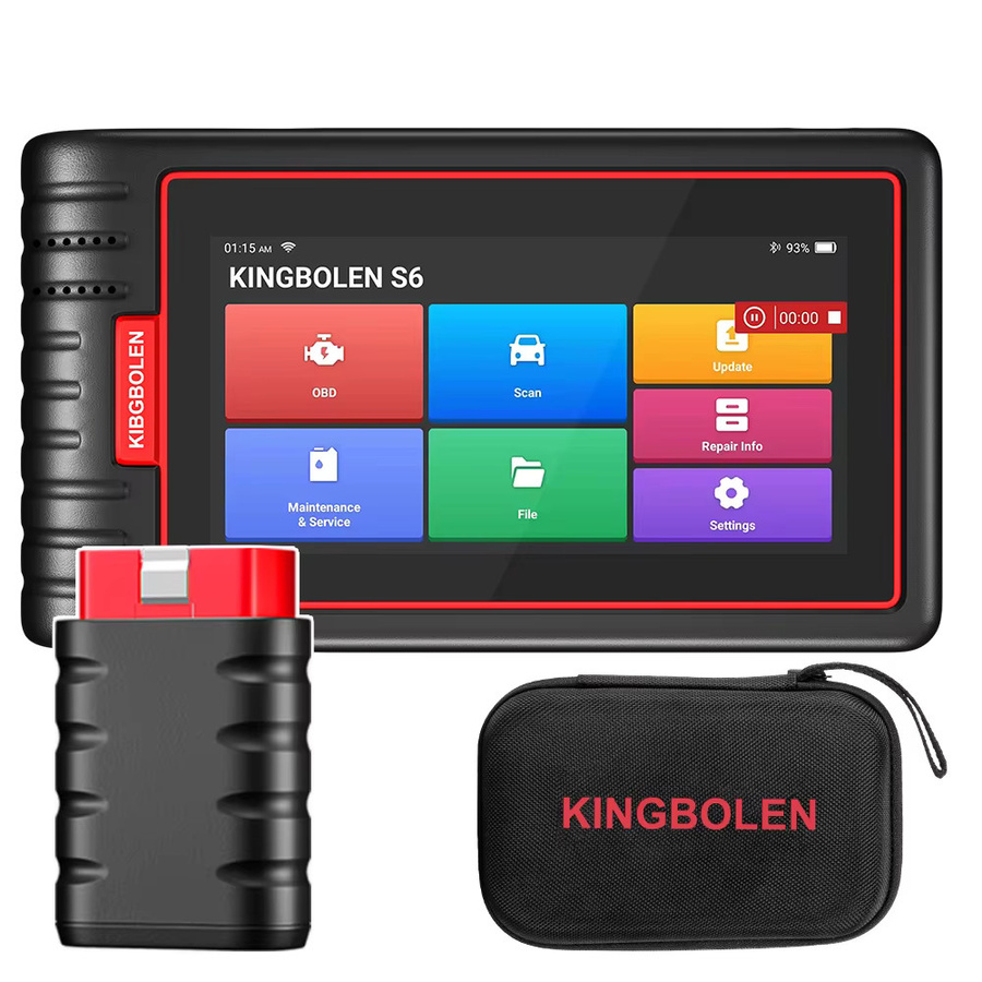 KINGBOLEN S6 CAN FD Diagnosegerät mit Bluetooth und OBD-Scanner in Schwarz - Bild 7