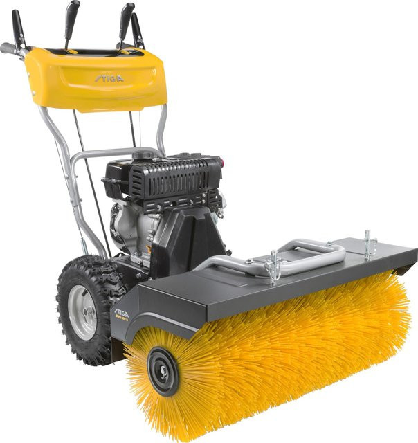 Stiga Benzin-Kehrmaschine SWS 800 G in Gelb und Grau - Bild 1