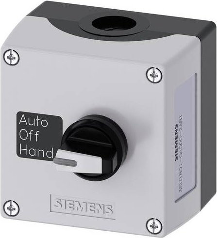 Siemens Gehäuse für Befehlsgeräte aus Kunststoff in Grau und Schwarz 3SU1801-0AQ00-2AB1 - Bild 1