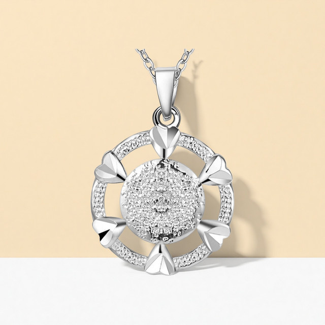 SAY Halskette, 925 Silber, Zirkonia, Damen - Bild 1