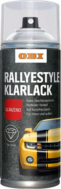 OBI Rallyestyle Klarlack Spray Transparent glänzend 400 ml - Bild 1