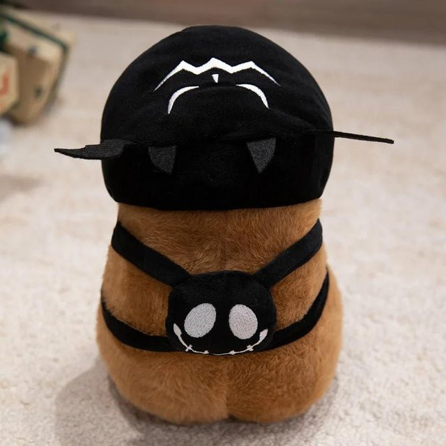 Yiran toy Capybara Puppe, Stofftier, Kürbishut, 20cm - Bild 1