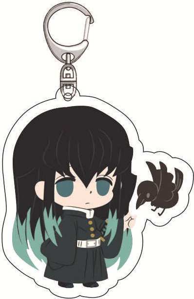 YIRAN Jewelry Schlüsselanhänger Acryl, Anime Demon Slayer, 55mm, gray, Unisex - Bild 1