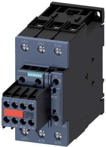 Siemens Leistungsschütz 3RT2036-1NB34-3MA0 mit 3 Schließern, 690 V/AC, grau - Bild 1