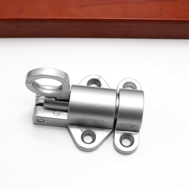 xmshxltd Fenster-Sicherheitsschloss aus Aluminiumlegierung mit automatischem Verriegelungsmechanismus und Zugring in Schwarz, Weiß oder Grau - Bild 2