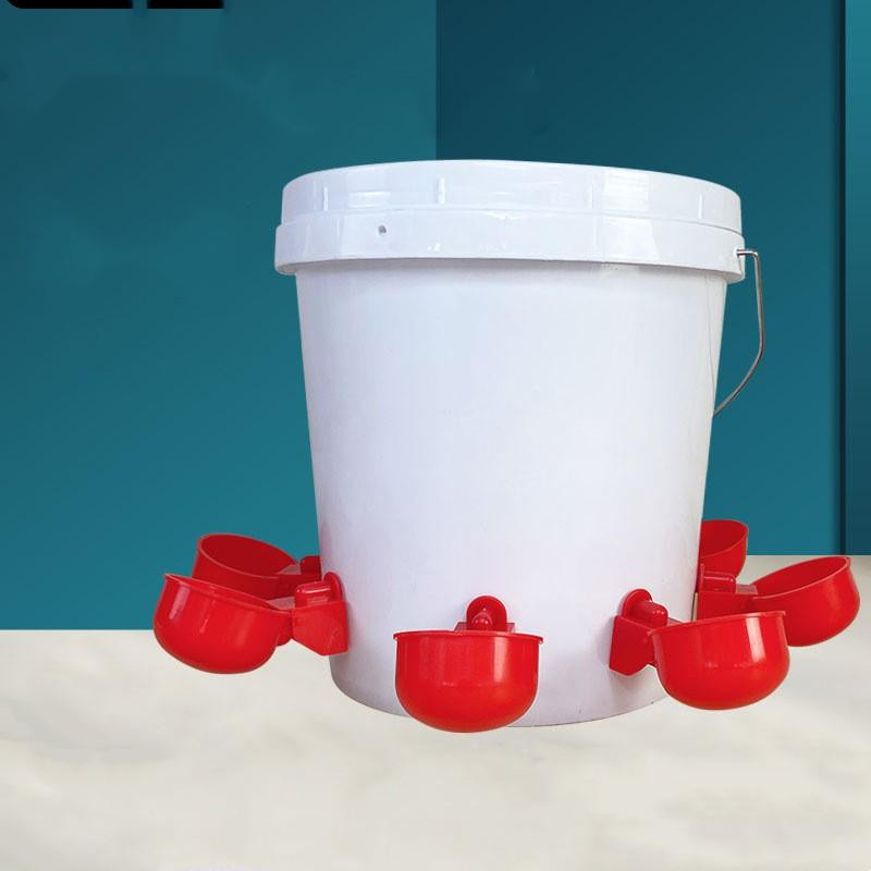 Automatischer Hühner-Futter- und Wasserspender aus Kunststoff für Geflügel wie Küken, Enten, Gänse und Wachteln - Bild 3