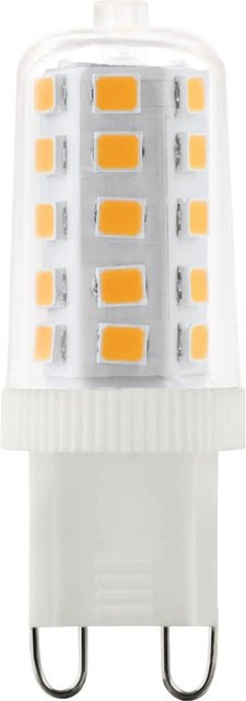 Eglo LED-Leuchtmittel G9 warmweiß 3000 K dimmbar, transparent, Höhe: 4,9 cm, Durchmesser: 1,6 cm - Bild 1