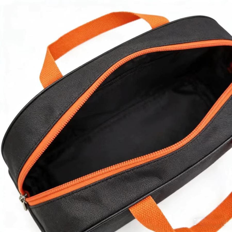 DAZZLEEX Wasserdichte Oxford-Aufbewahrungstasche als tragbare Werkzeugtasche mit Reißverschluss in Schwarz - Bild 3