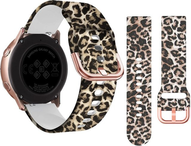 Uhrenarmband Silikon, Leoparden, Unisex - Bild 1