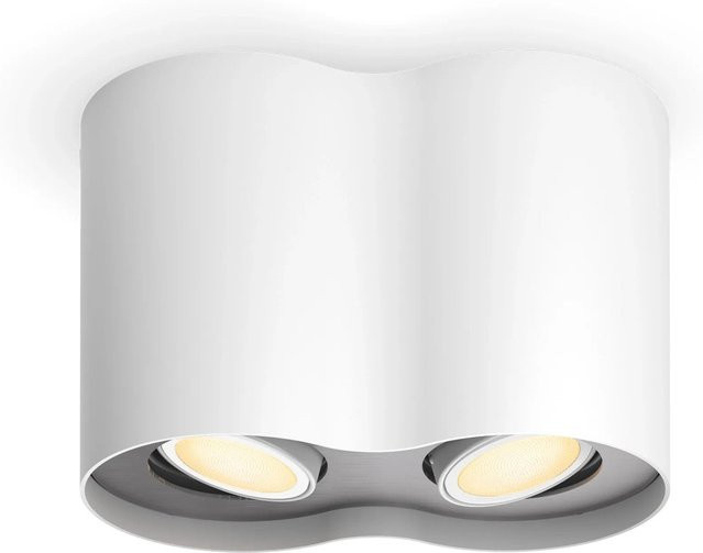 Philips Hue LED-Spot Pillar 2-flammig White Ambiance Weiß mit Bluetooth und Dimmer - Bild 1