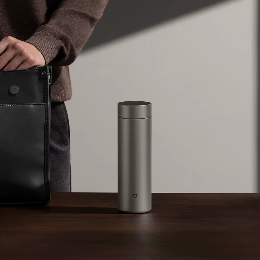 Xiaomi Smart Thermos-Vakuumflasche Ti 2 aus reinem Titan in Silber, 350 ml - Bild 3