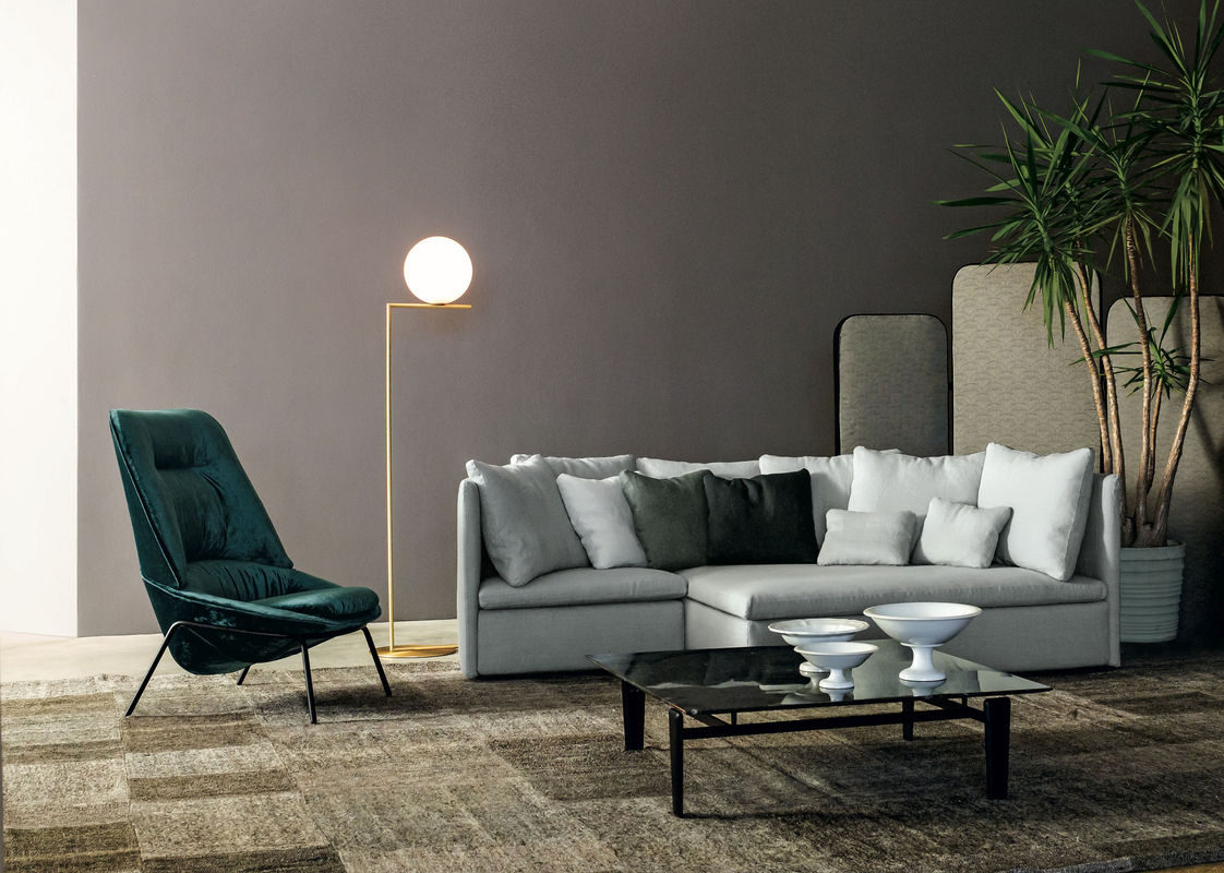Flos IC F Stehleuchte in Gold/Messing mit Opalglas und dimmbarer Leuchte - Bild 4