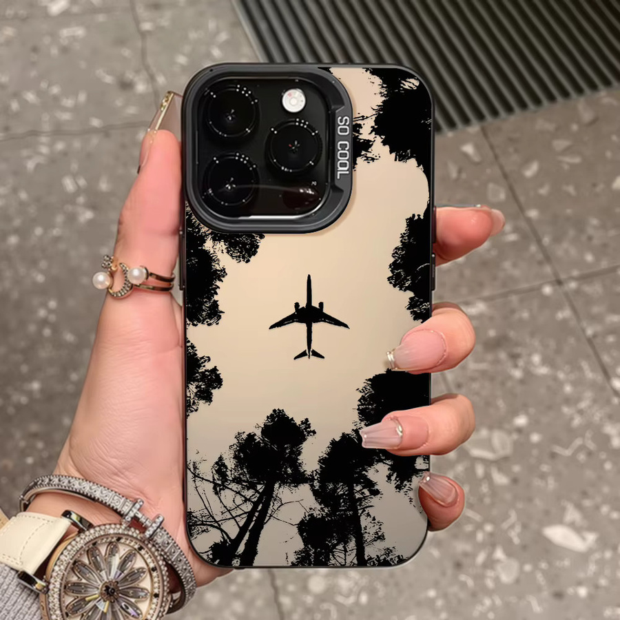 Luxus Flugzeug Design Handyhülle für Apple iPhone 17 Pro Max mit matter Oberfläche und harter IMD Schutzhülle - Bild 3