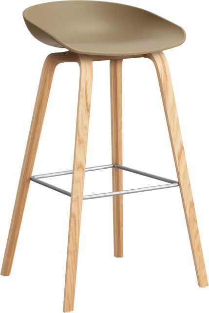 HAY About A Stool AAS 32 Hocker in Braun aus Eichenholz, Walnussholz und Polypropylen - Bild 1
