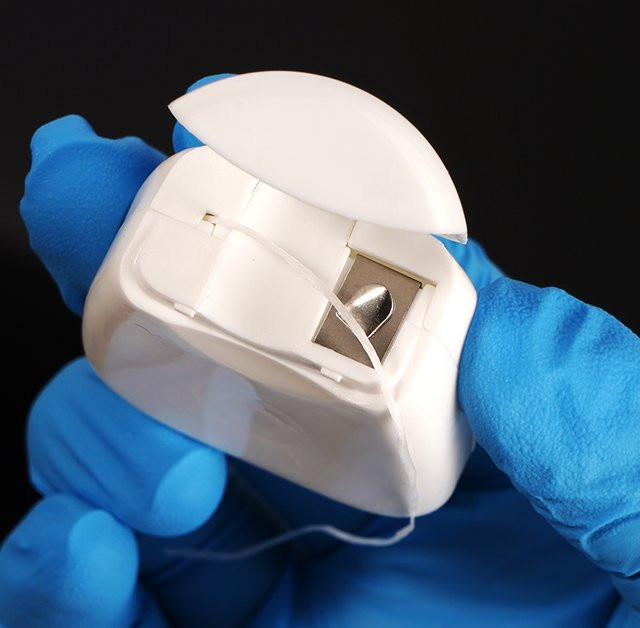 JIECARE Zahnseide, 2 Stück, Minze, Nylon, 50m - Bild 1