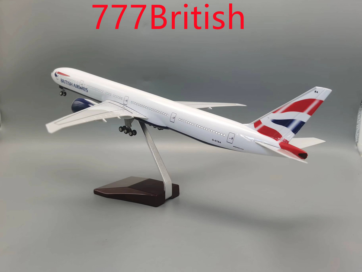 ZOCO Flugzeug Modell British Airways, Skala A350, 47cm, Harz, Metall, Weiß - Bild 2