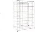 Fripa Papierkorb aus Draht Weiß 66 l B/T/H: 41 x 25,5 x 63 cm - Bild 2