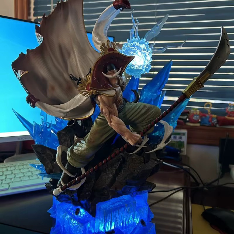 Wanxiang Cartoon-Figur Weißer bärtiger Vater Leuchtendes Modell als Anime-Dekoration - Bild 2