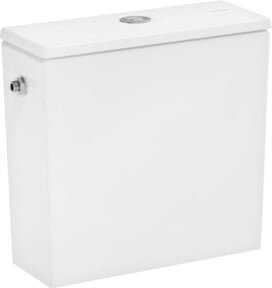 Hansgrohe Aufsatzspülkasten EluPura Original Q mit seitlichem Wasseranschluss, weiß, Keramik, Dual Flush - Bild 1