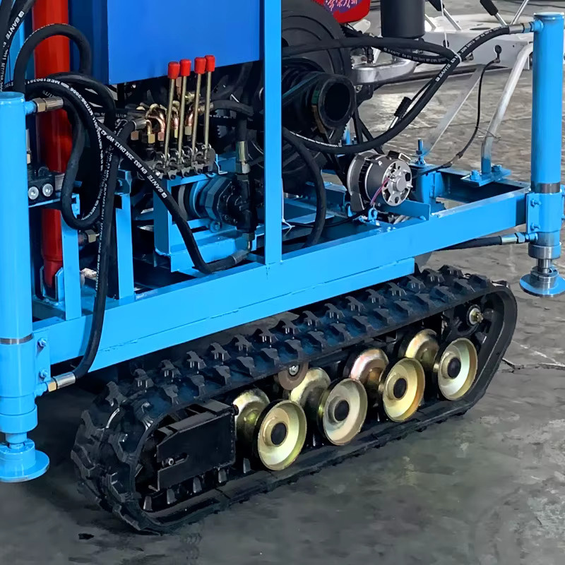 Relied Tragbare Hydraulische Diesel-Brunnenbohranlage mit 30PS und Präzisionspositionierung in Blau - Bild 3