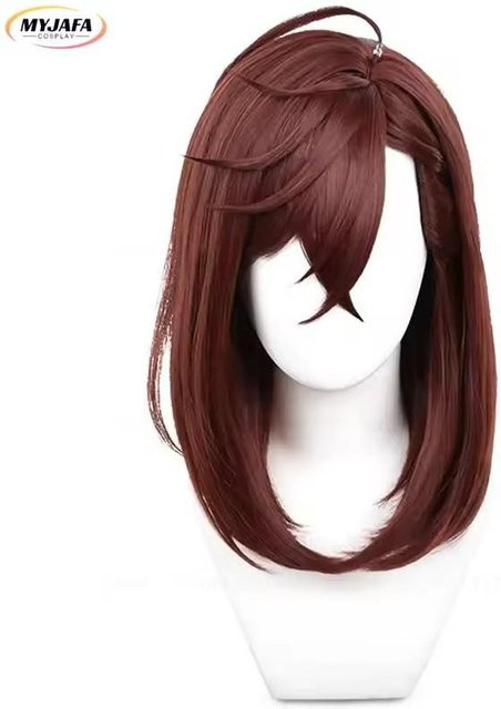 Momo Ayase Cosplay Perücke, 43cm, rotbraun, hitzebeständige Synthetikperücke, Unisex - Bild 1