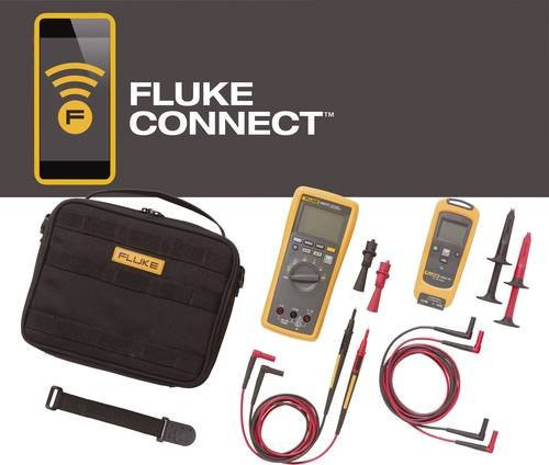 Fluke FLK-V3001 FC KIT Digitales Hand-Multimeter mit Grafik-Display und Datenlogger, CAT III 1000 V, CAT IV 600V, Gelb - Bild 1