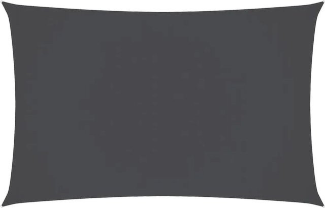 Furnicato Sonnensegel aus PU-beschichtetem Oxford-Gewebe, rechteckig, Anthrazit, Breite: 600 cm, Tiefe: 300 cm - Bild 1
