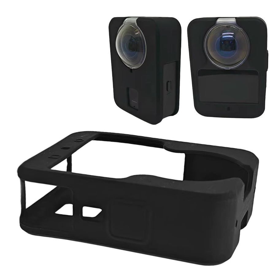 DJI Osmo 360 Silikon Schutzhülle in Schwarz für Rundumschutz gegen Kratzer und Stürze - Bild 4