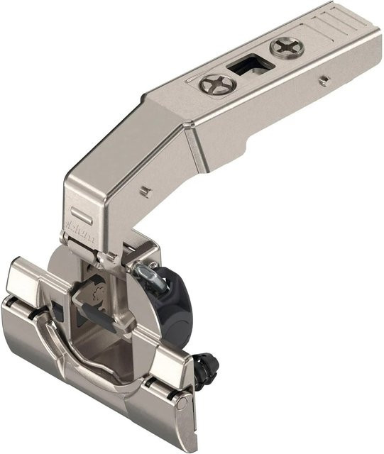 Blum Clip Top Blumotion Stollenscharnier mit Feder und Inserta, 95 Grad, Nickelplattiert, Silber - Bild 1