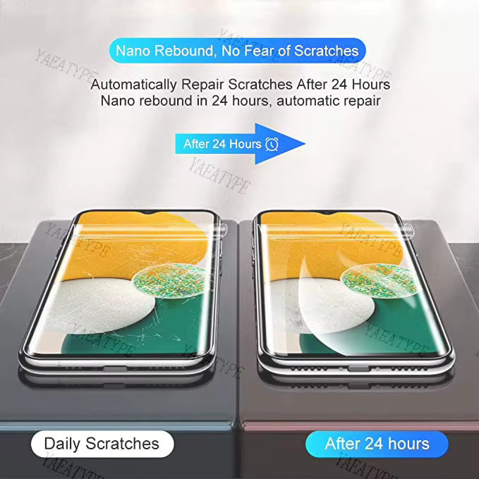 3er-Pack HD Hydrogel Schutzfolie für Samsung Galaxy A-Serie (A10S, A12, A15, A16, A20, A25, A26, A30, A31, A35, A36, A41, A50, A53, A56, M14, A53 5G) transparent - Bild 6